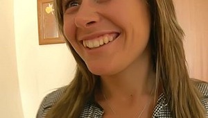 The teen girl arrives with a smile on her face because she knows she's about to get fucked by the man with the big cock. He films them getting it on in POV and then puts the camera on a table while it continues to film and they move into good anal sex. Bu